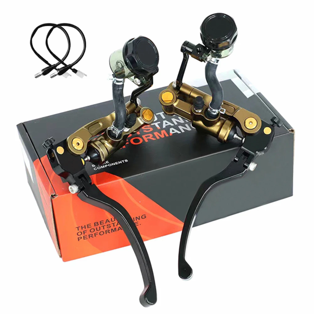 

CNC Left 17.5RCS Right 19RCS Brake Master Cylinder Cable clutch Brake Pump 22mm Universal For Racing Dirt Bike Motorcycle E-bike