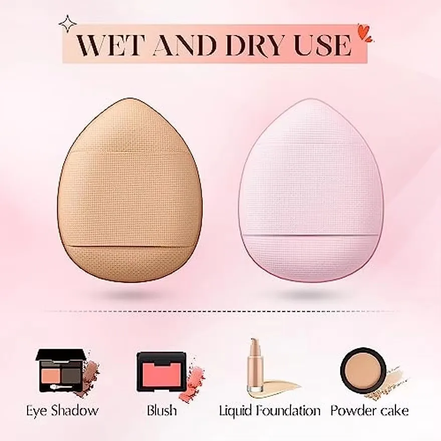 10Pcs Mini Finger Puff Set correttore fondotinta cuscino d'aria spugna cosmetica Dry Wet Cream applicatore strumento per il trucco