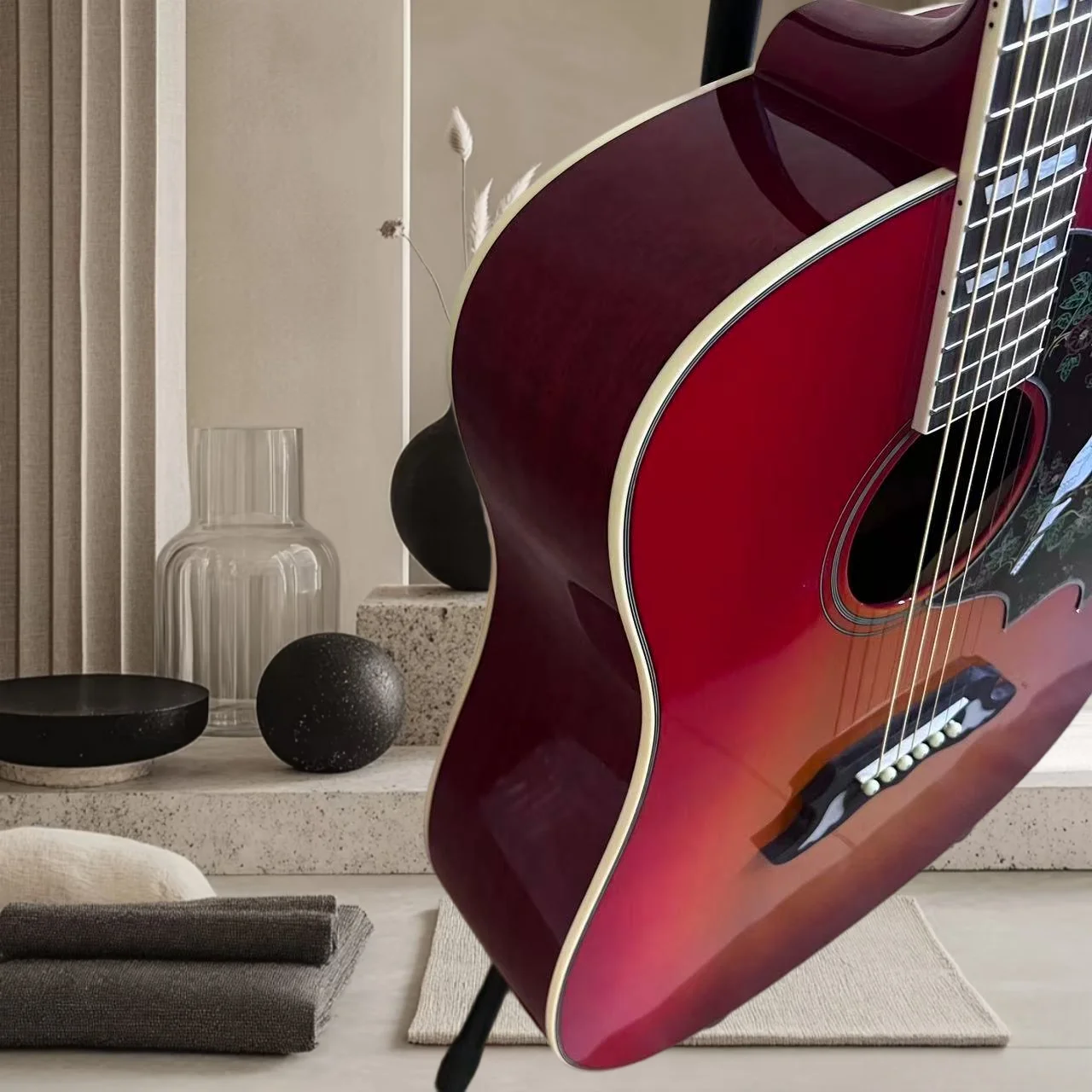 Gitar Akustik Dreadnought Warn - Acoustic Guitar Dreadnought ulasan dan harga