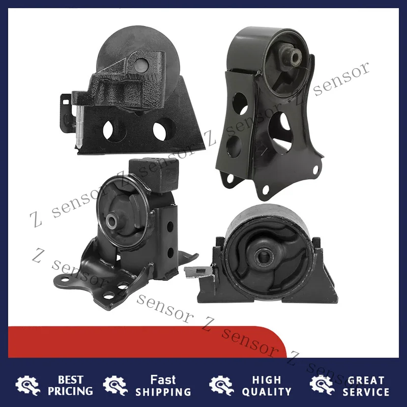 AAA+ Set of 4 Engine Motor Trans Mount For 2002-2007 Nissan X-trail 112108H30E New