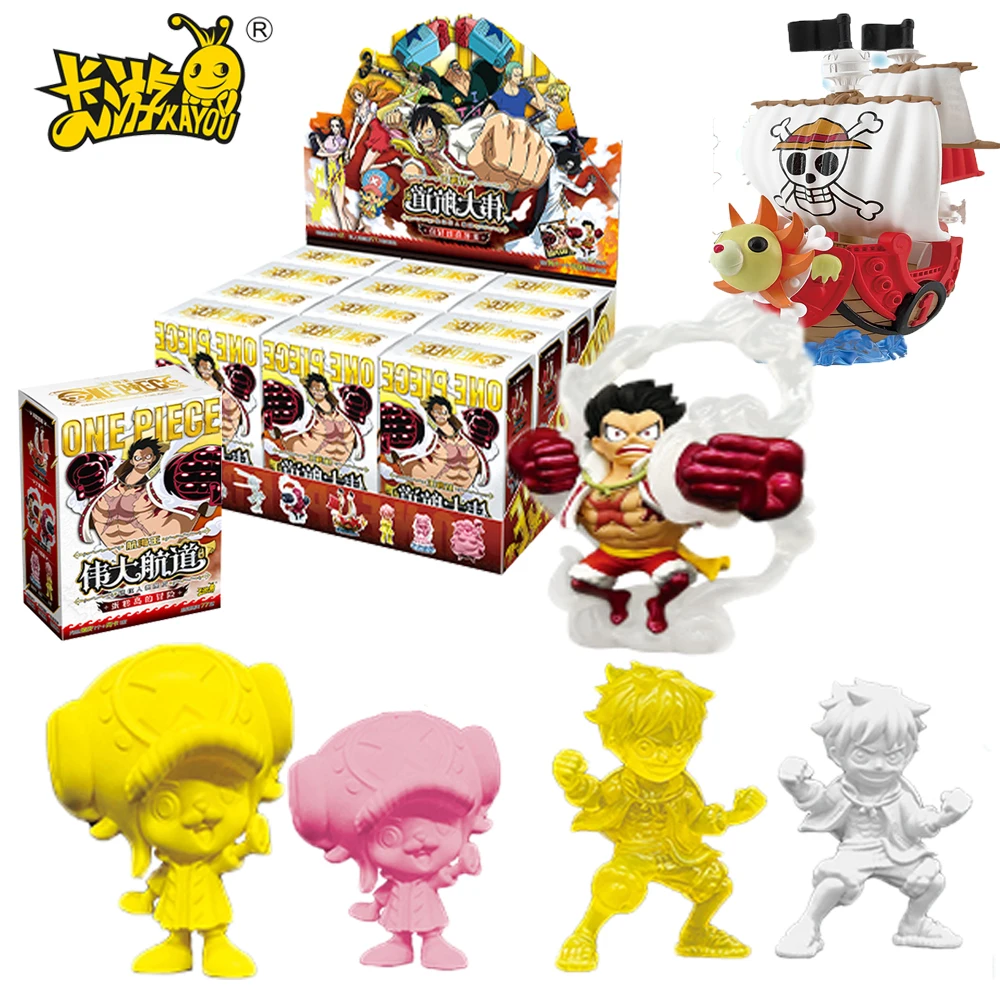 

Genuine KAYOU One Piece Blind Box Eraser Figures Creative Anime Peripheral Accessory Unique Design Pencil Cases Decor Cool Gifts