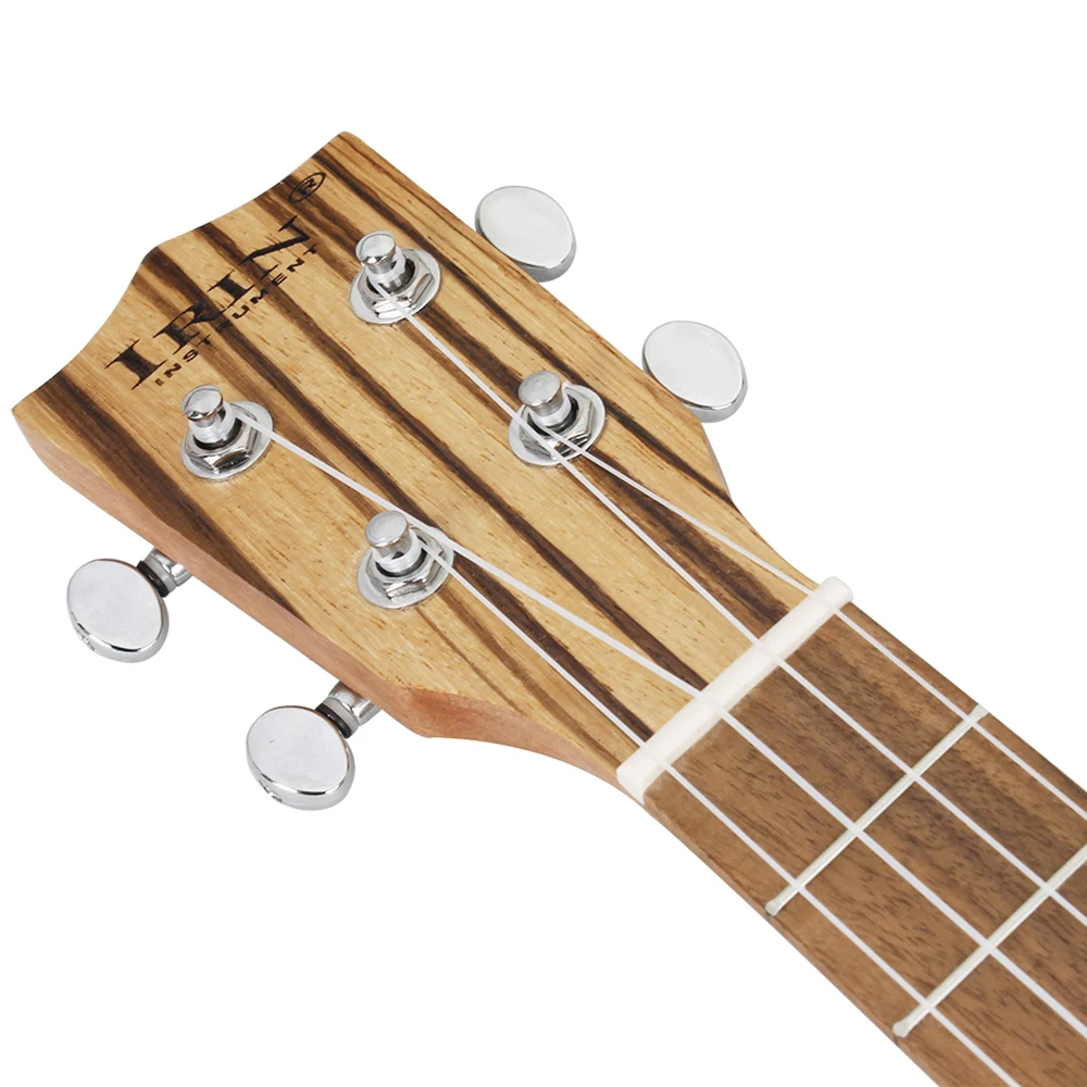 IRIN 21 Inch Zebra Wood Ukulele 4 Strings Hawaiian Guitar Soprano Ukulele With Bag Tuner Strings Capo Guitar Parts & Accessories