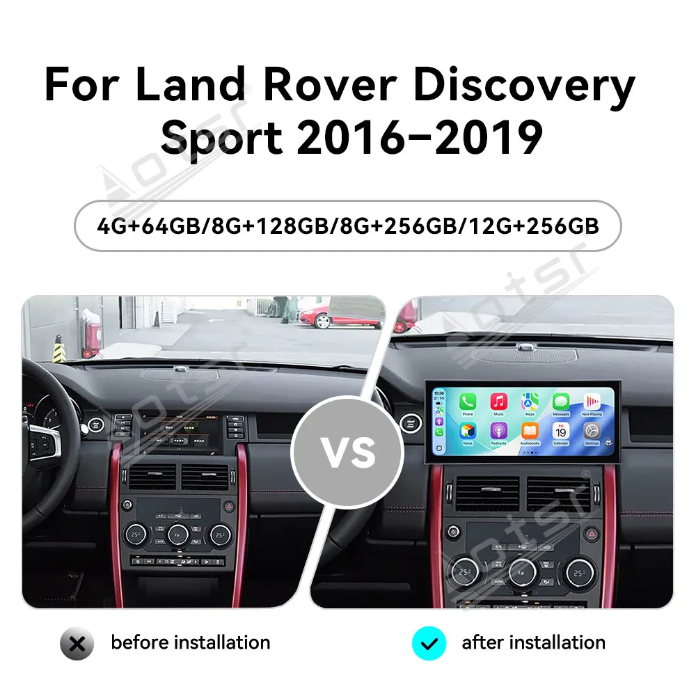 

Для Land Rover Discovery Sport 2016-2019 Android 15 15,8-дюймовый автомобильный радиоприемник Автомобильный мультимедийный видеоплеер GPS-навигация Carplay Unit