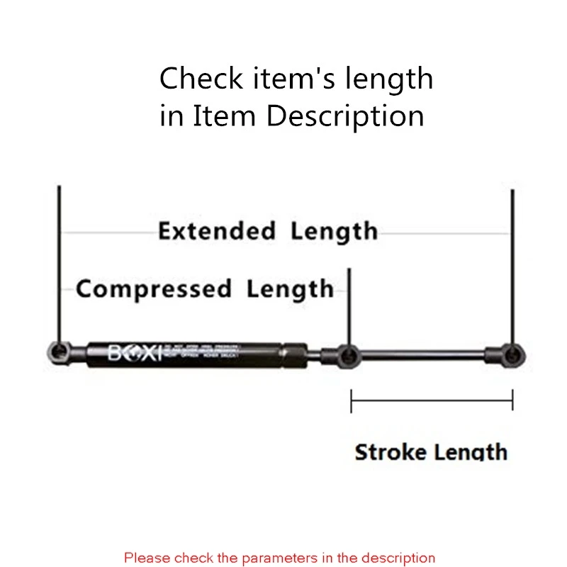1pc Hood Gas Spring Lift Strut Support 53440-39175 53440-39215 For Lexus GS300 1998-2005 GS400 98-00 GS430 01-05 Lift Struts