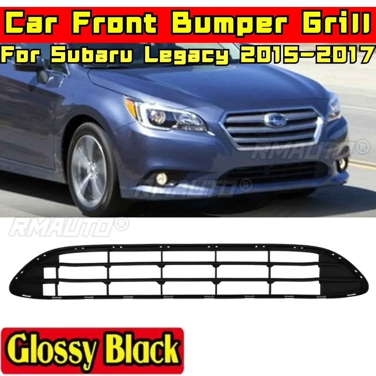 Voor Legacy 2015-2017 Body Kit Racing Grills Voorbumper Grill Voor Grill Auto Grille Voor Subaru Legacy 2015-2017 Auto Accessorie