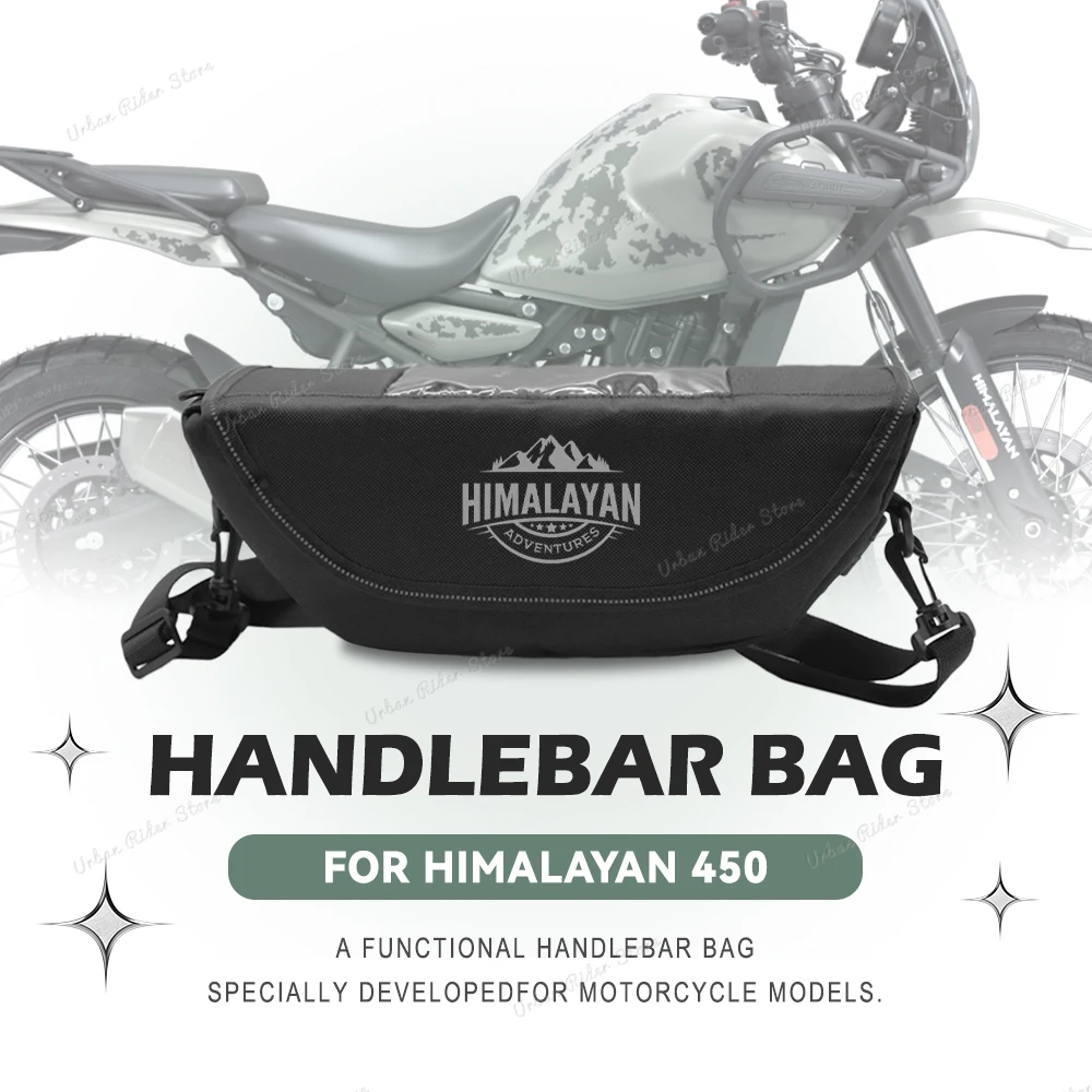 For Himalayan 450 himalayan450 Motorcycle Handlebar Travel Bag Motorcycle Waterproof And Dustproof Handlebar Storage Bag