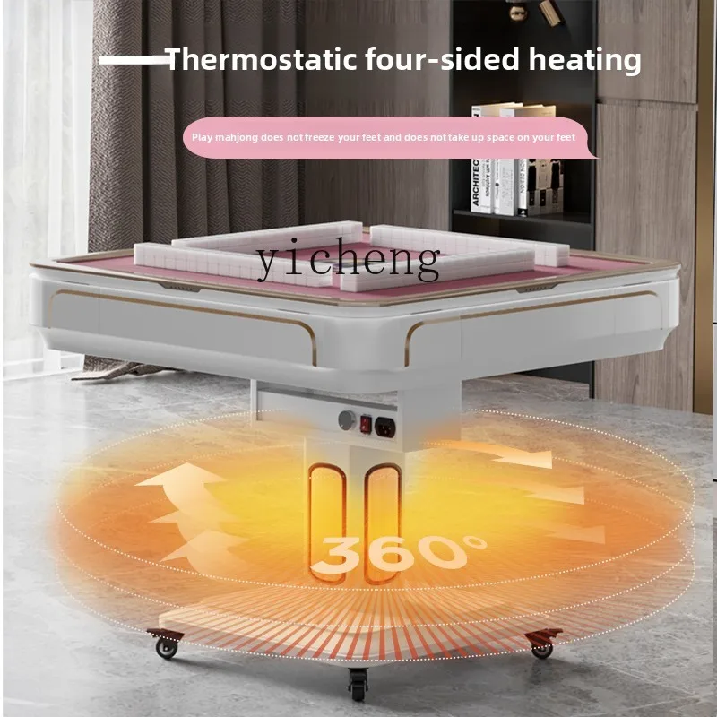 XL Mahjong Machine Automatic Household Dining Table Integrated Dual-purpose Heating Folding Bass Electric Mahjong Table