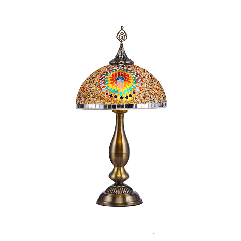 Creative Mushroom Umbrella Study Bar Coffee Bedroom Nightlight Retro Exotic Ethnic Türkiye Decorative Table Lamp