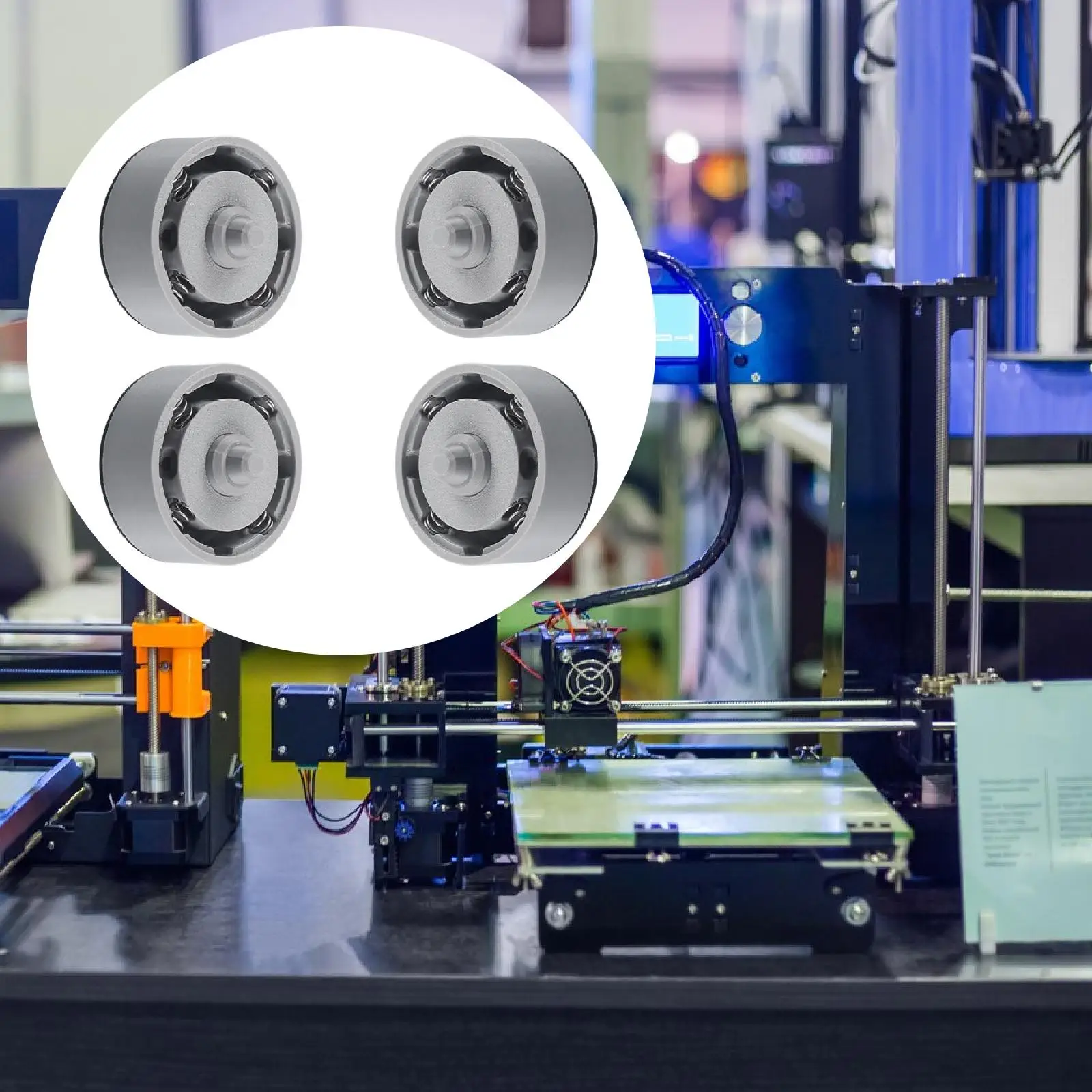 

4 антивибрационные подкладки для 3D-принтеров, заменяющие резиновые накладки, противоскользящие