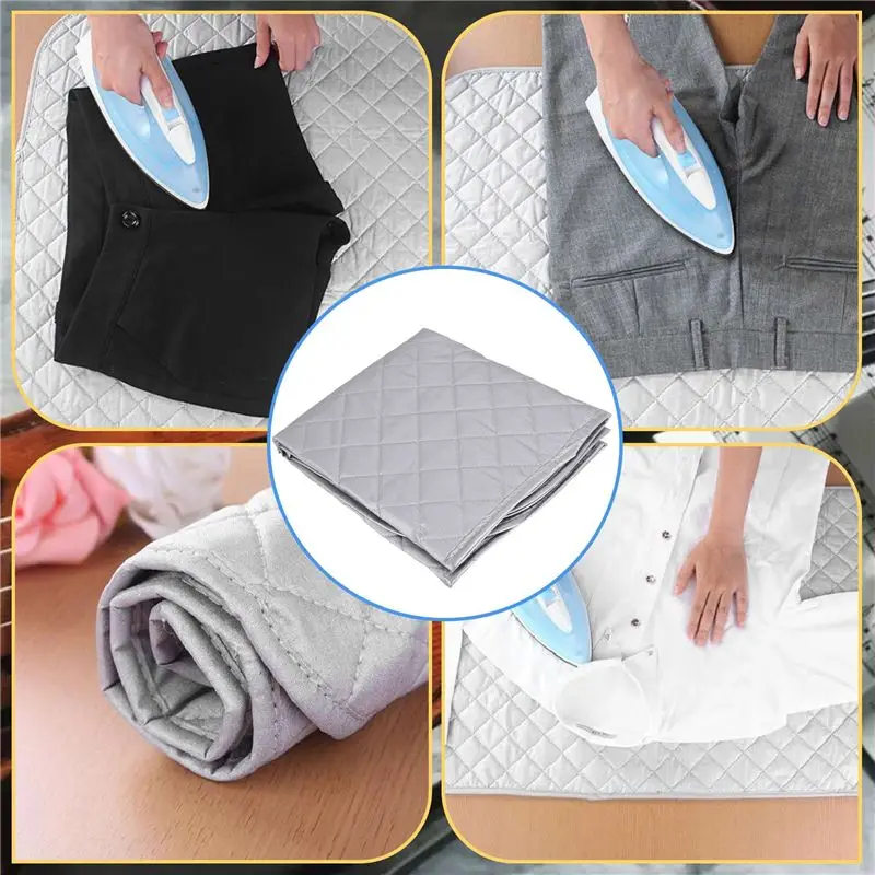 Customer Favorite Table Top Ironing Mat Laundry Pod Washer Dryer Cover Board Heat Resistant Blanket Press Clothes Protector
