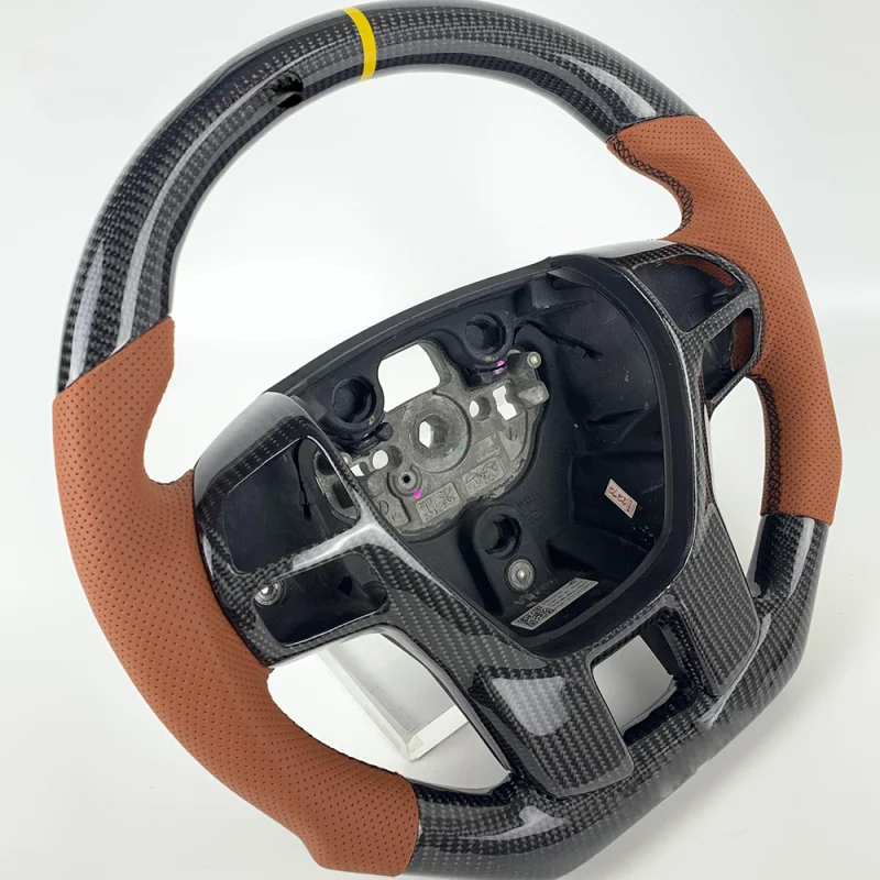 For Ford Everest | High-quality Genuine Carbon Fiber Steering Wheel | Customizable