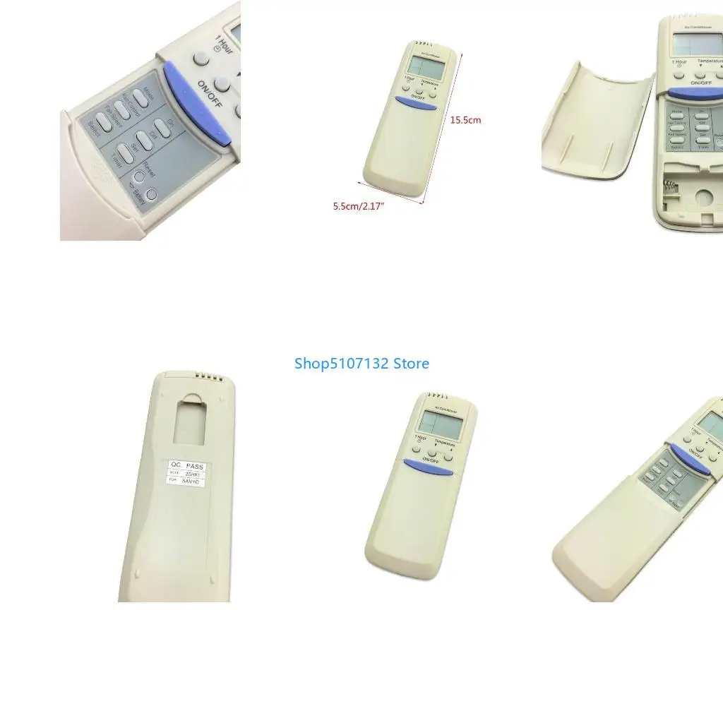 87HD High Quality Replaced 2GHR1 Remote Control for Sanyo 2GHR1 Air Condition Controllers Stable Performance Accessories