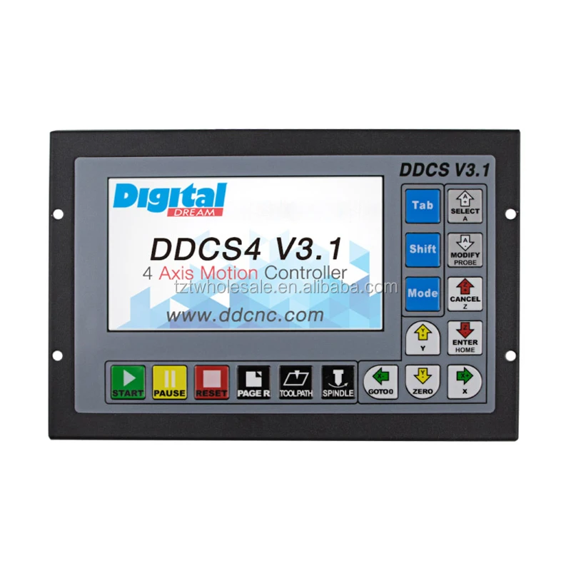 DDCS V3.1 4-axis Motion Controller Offline CNC Controller 500 KHz CNC Independent Control