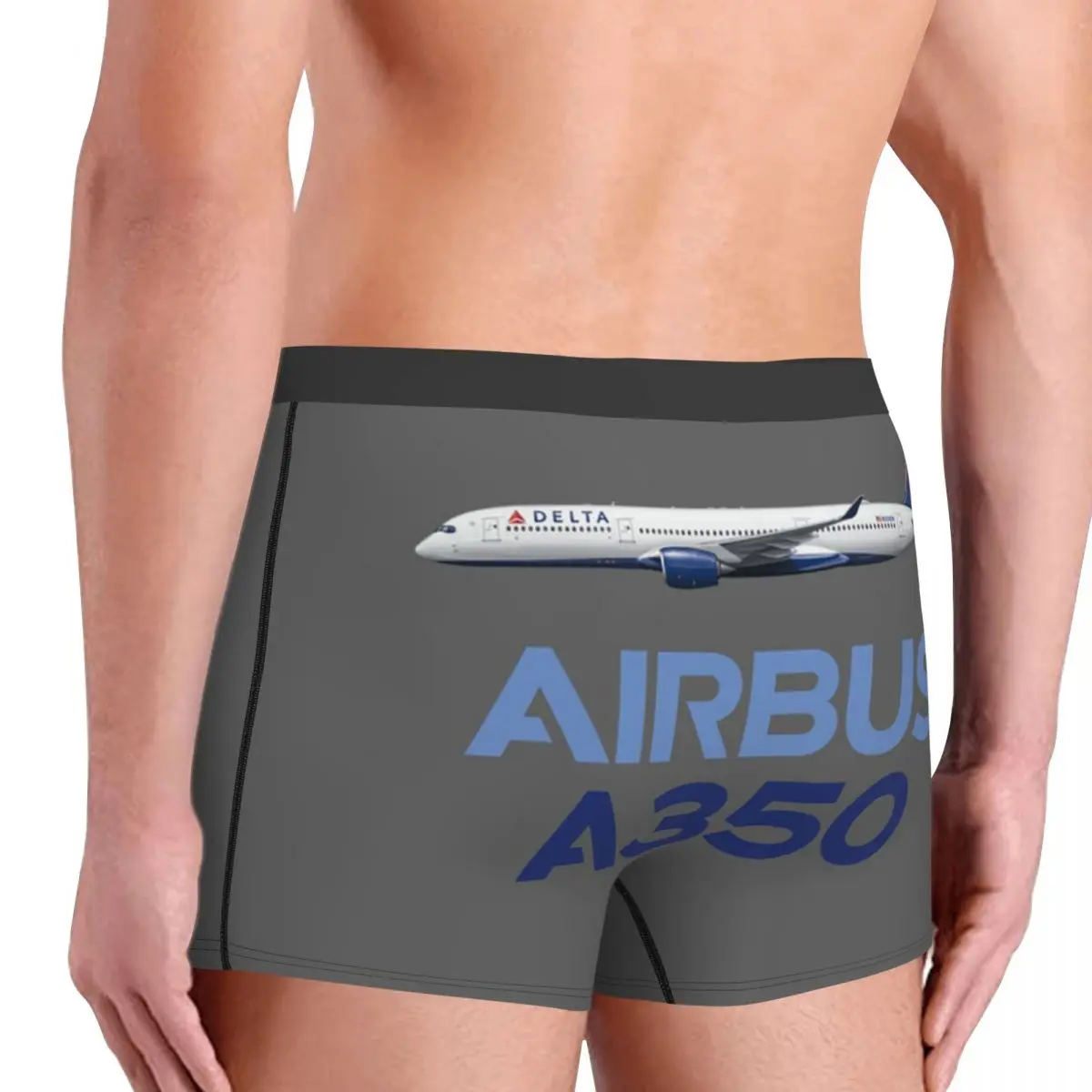 Boxer Underpants Shorts New Airbus Beluga A350 Panties Men Breathable Underwear for Homme Man Boyfriend Gift