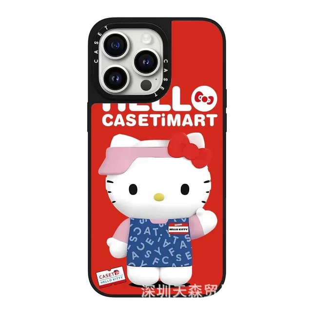 Hello Kitty Iphone 16 Promax Phone Case With Mirror Finish