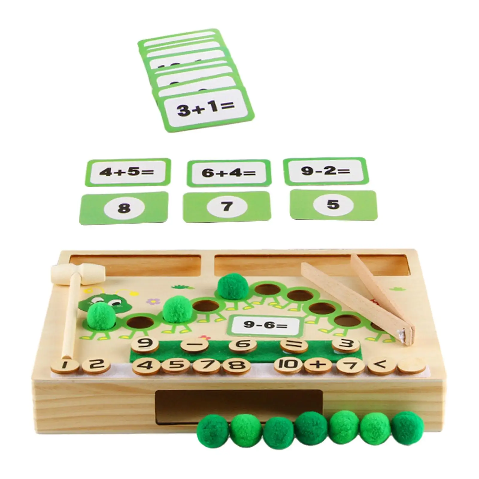 

Wooden Math Counting Toy Numbers Counting Toys Preschool Early Educational Toys Teaching Aids for 3 4 5 6 Year Old Boys Gifts