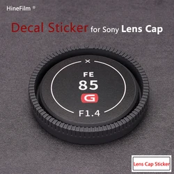 FE14 F1.8 GM FE50 F1.2GM 24-70 Lens Cap Skin For Sony Rear Lens Cap Sticker 50 1.2 200-600 70-200 16-35 Premium Warp Film