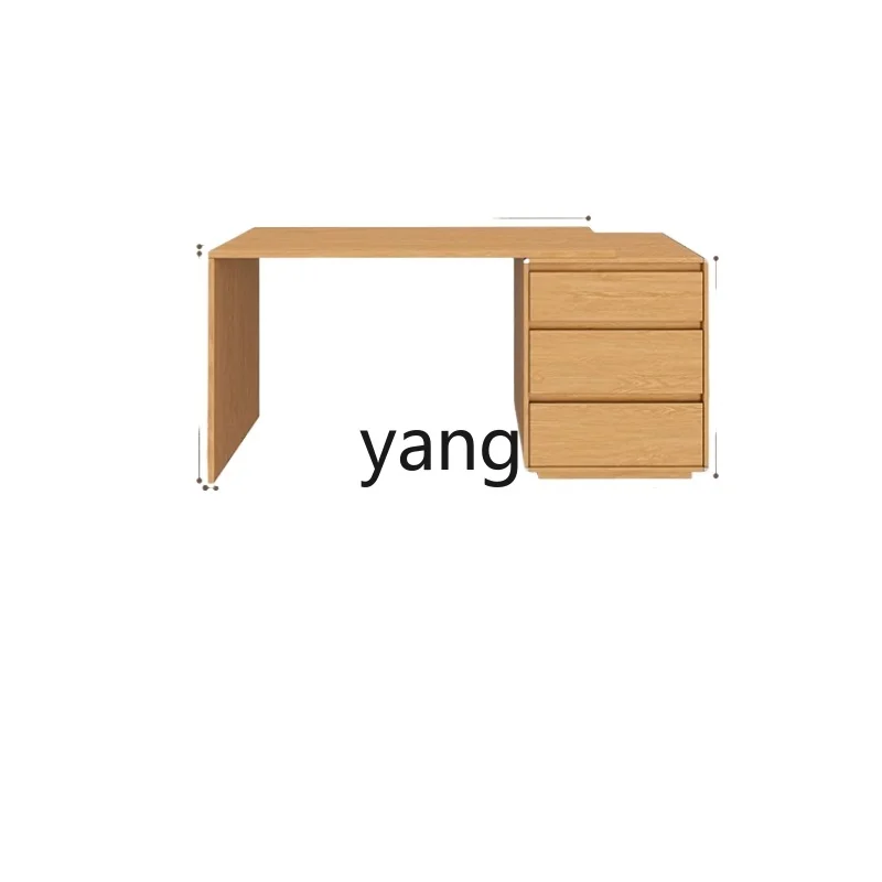 LH all solid wood dresser chest cabinet integrated small apartment makeup table master bedroom very narrow corner cabinet