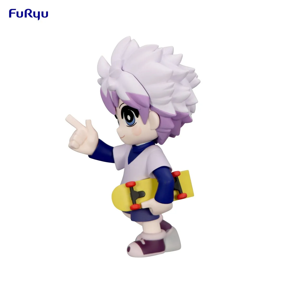 Original FuRyu HUNTER×HUNTER MONOTOON Killua Zaoldyeck Killua Zoldyck Anime Figure Toys Kwaii Q Ver. Doll Collection Gift