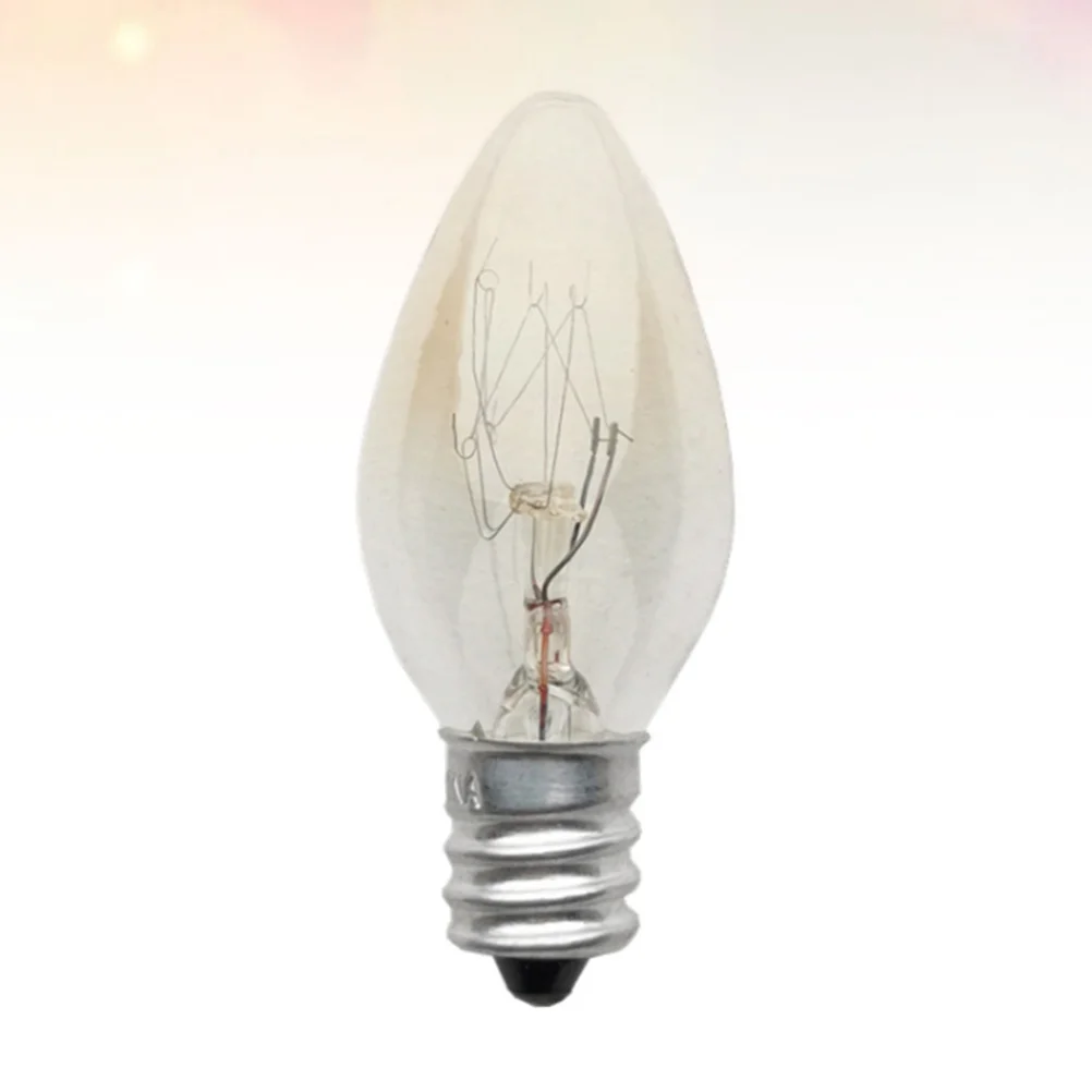 

10pcs 220V 10W E12 Small Screw-mouth Incense Bulbs Bulb for Home Restaurant Hotel (Silver) E12 Incense Bulbs