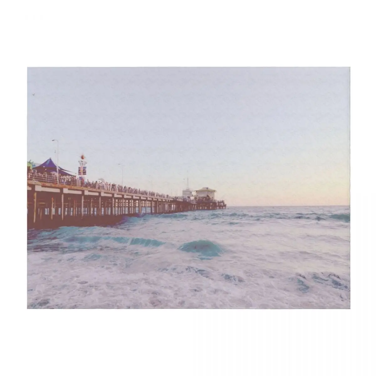 

Santa Monica, California Throw Blanket Thins Kid'S Furrys blankets and throws Blankets