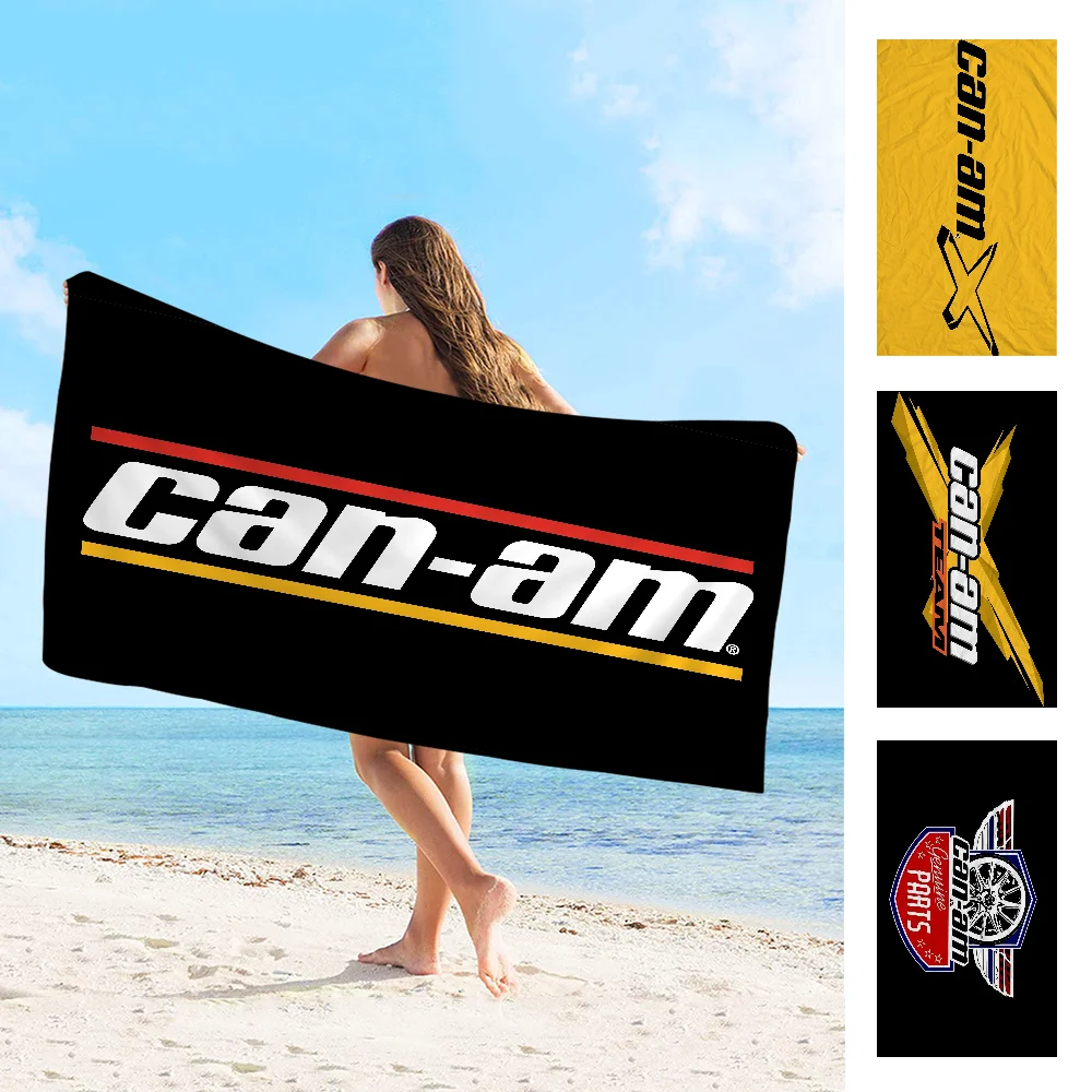 Can-Am Spyder logo Beach Towels Shower Towel Sauna Travel Spa Microfiber Quick Dry Gym Accessories Cute Room Decor