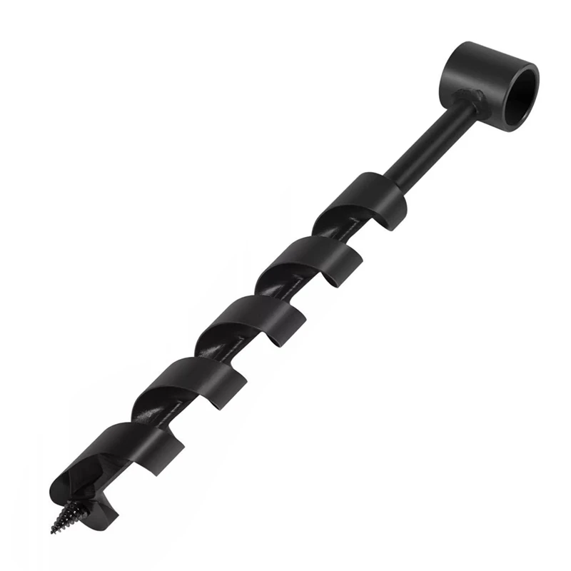 

A96I-1 Inch Hand Auger Wrench 1 X 12Inch Manual Hole Eye Wood Auger Drill Bit For Camping And Survival And Backpack Tool