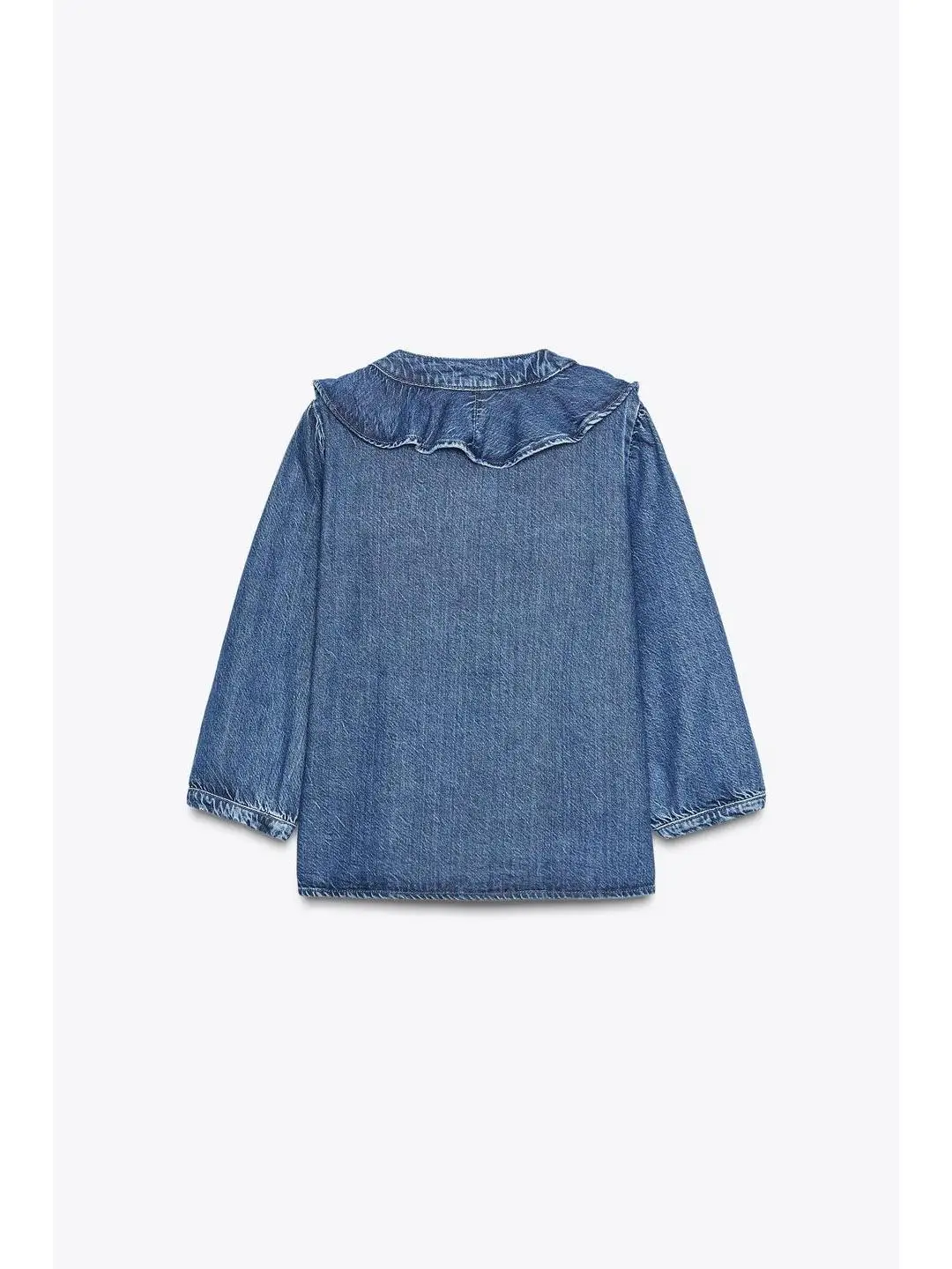 الفرنسية Sle Long Sve V-Ne زر إغلاق الدنيم irt الطبقات طوق تصميم العمل مستودع ip جديد الخريف... #4