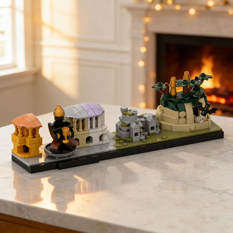 

356pcs MOC Architecture Skylines Battambang Style Diorama Model Building Christmas Gift Blocks Construction Toy Education Brick