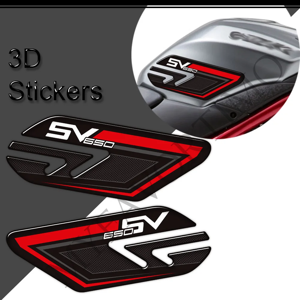 

For Suzuki SV650 SV 650 Adventure Motorcycle Fuel Kit with Fuel Tank Grip Kneepad Protective Logo Stickers