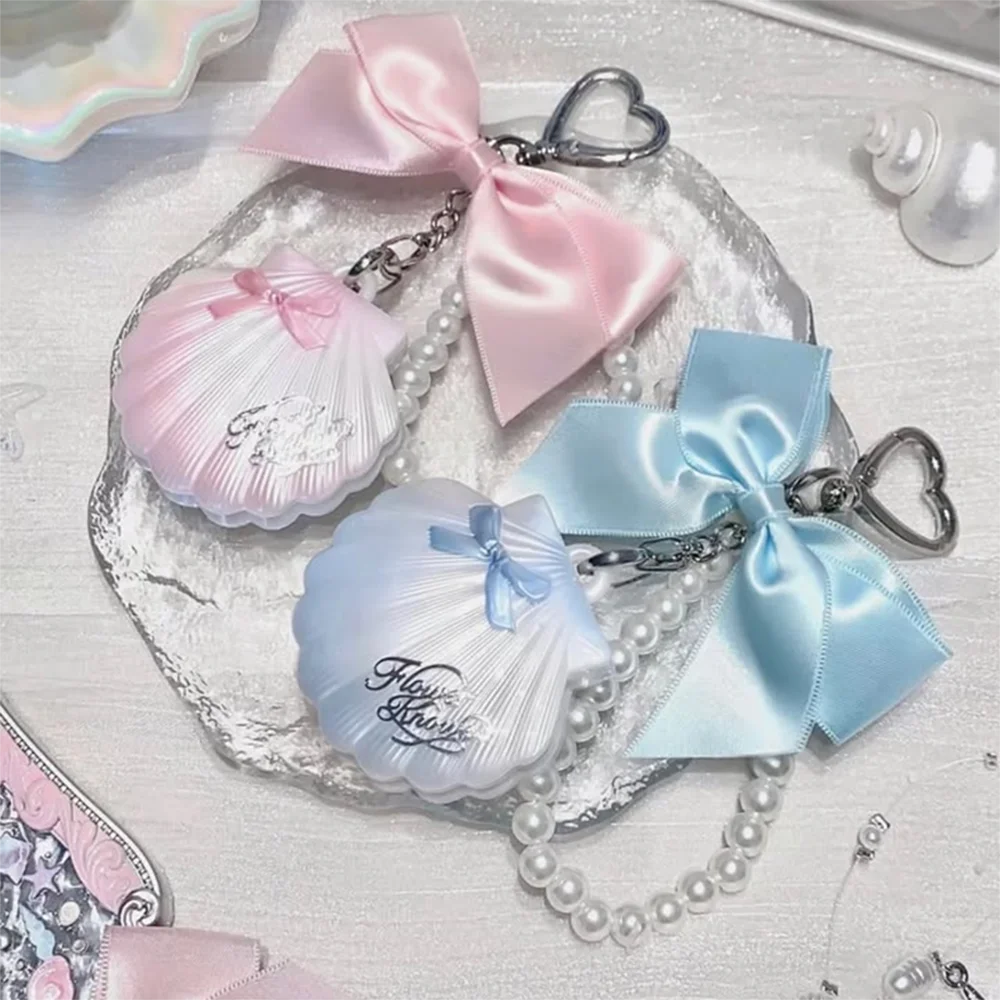 بودرة وجه فلاورز نو كيوبيد سويتي بير مع قلادة هايلايتر أحمر الخدود، ديكور مكياج محمول يدوم طويلاً #2