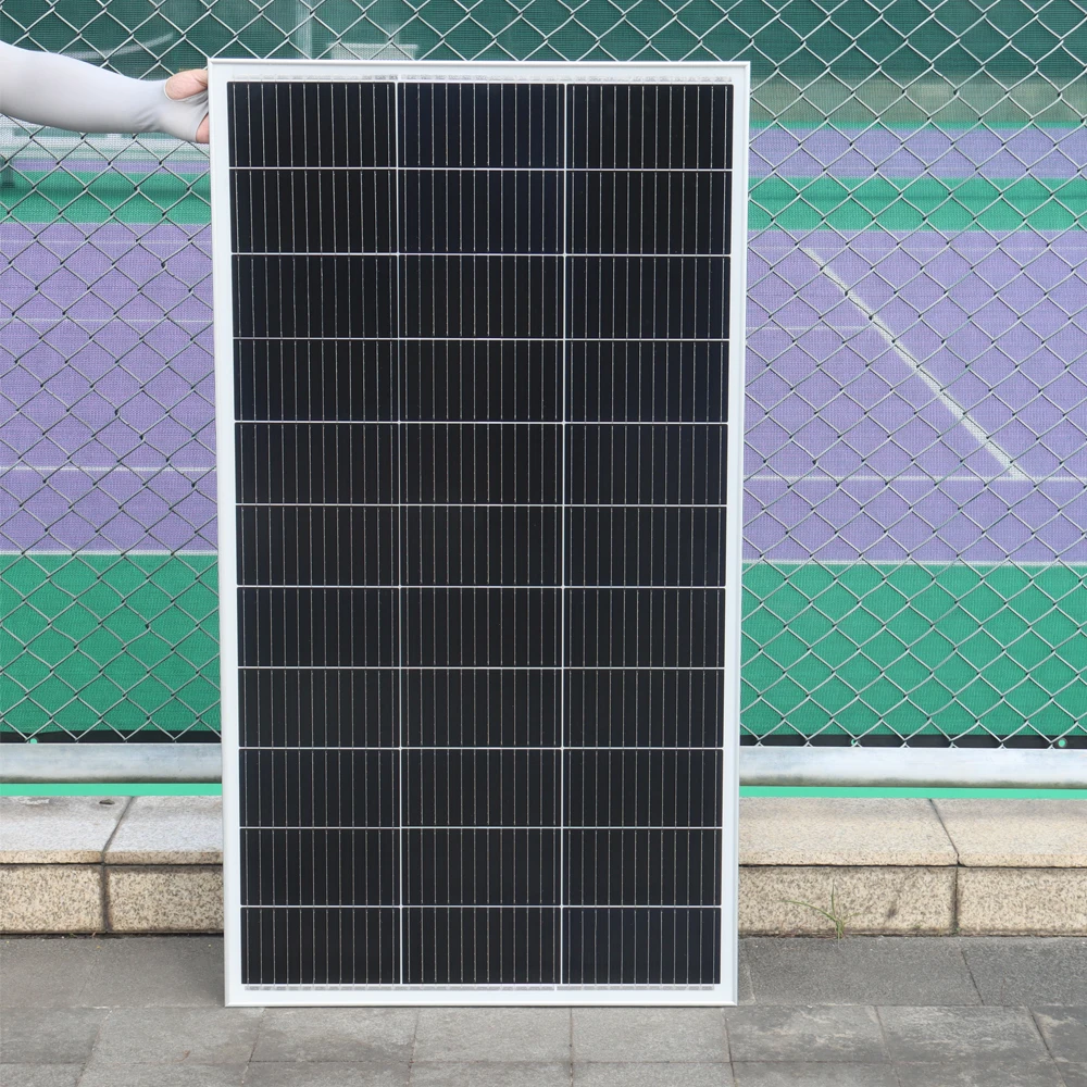Panel fotowoltaiczny 200W 150W 80W, panel słoneczny, szkło hartowane, ładowarka 12V, monokrystaliczny, do kampera, domu, RV, łodzi, na dach. — zdjęcie produktu 5