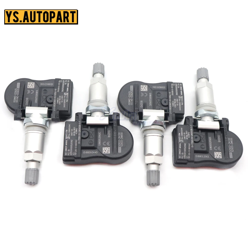 52933-3N100 Tire Air Pressure Sensor For Kia Carens IV [RP] Ceed [JD] Picanto [TA] Venga [YN] 2009-2019 433MHz 52933-2M650