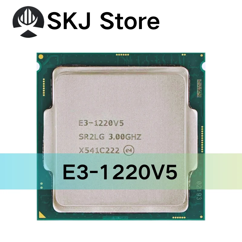 

Used Xeon E3-1220V5 E3 1220V5 E3-1220 V5 E3 1220 V5 3.00GHz 8M 80W LGA1151 Quad-core