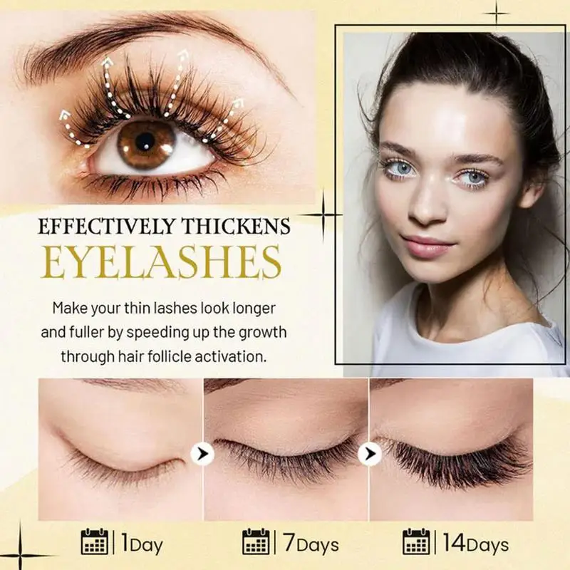 Fast Eyelash Enhancer Serum Eyelashes Eyebrows Enhancer Natural Fuller Curling Lengthen Beauty Health Volume