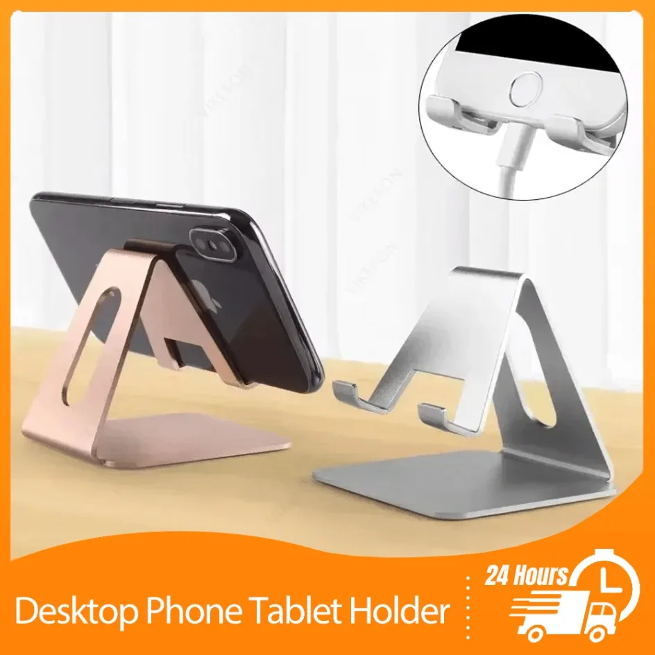 Desktop Phone Tablet Holder Metal Universal Holder Lazy Tablet Dock for All Smartphone IPhone Xiaomi iPad Samung Galaxy