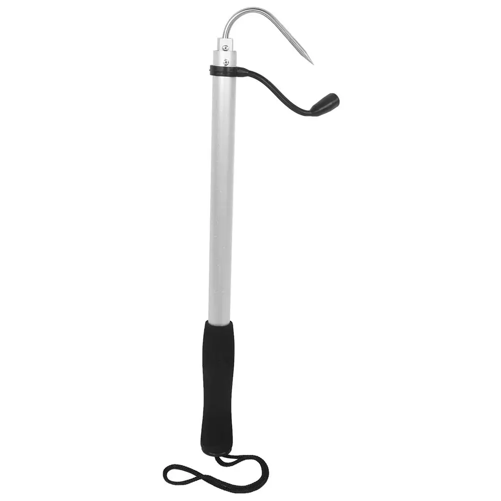 

60/90/120cm Aluminum Alloy Telescopic Fishing Gaff Hook - Outdoor Fish Tackle Tool, 3 Sizes Available