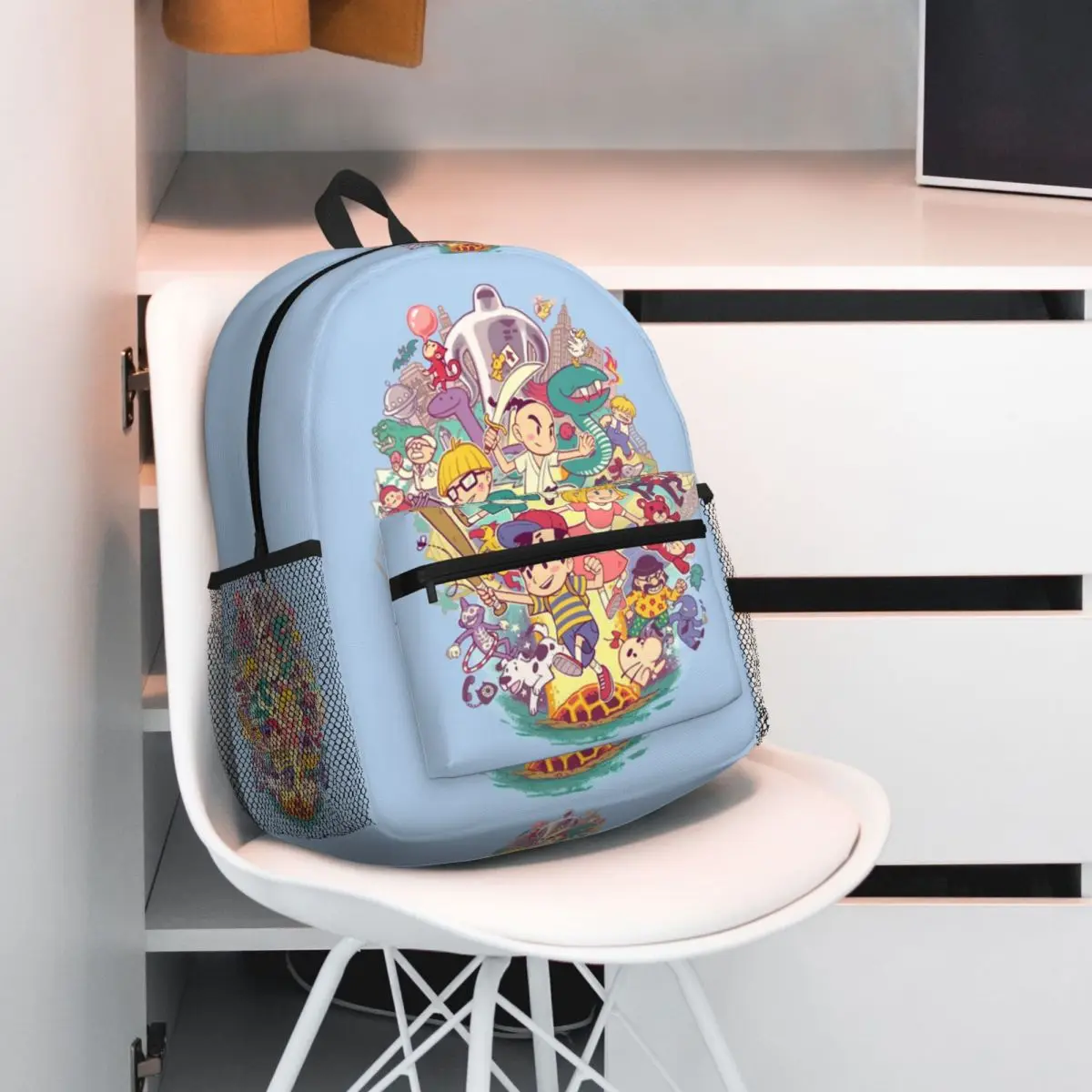 Tas Sekolah Ransel Pelajar Earthbound Tas Travel Hiking untuk Pria Wanita Tas Buku Fashion Tas Bahu