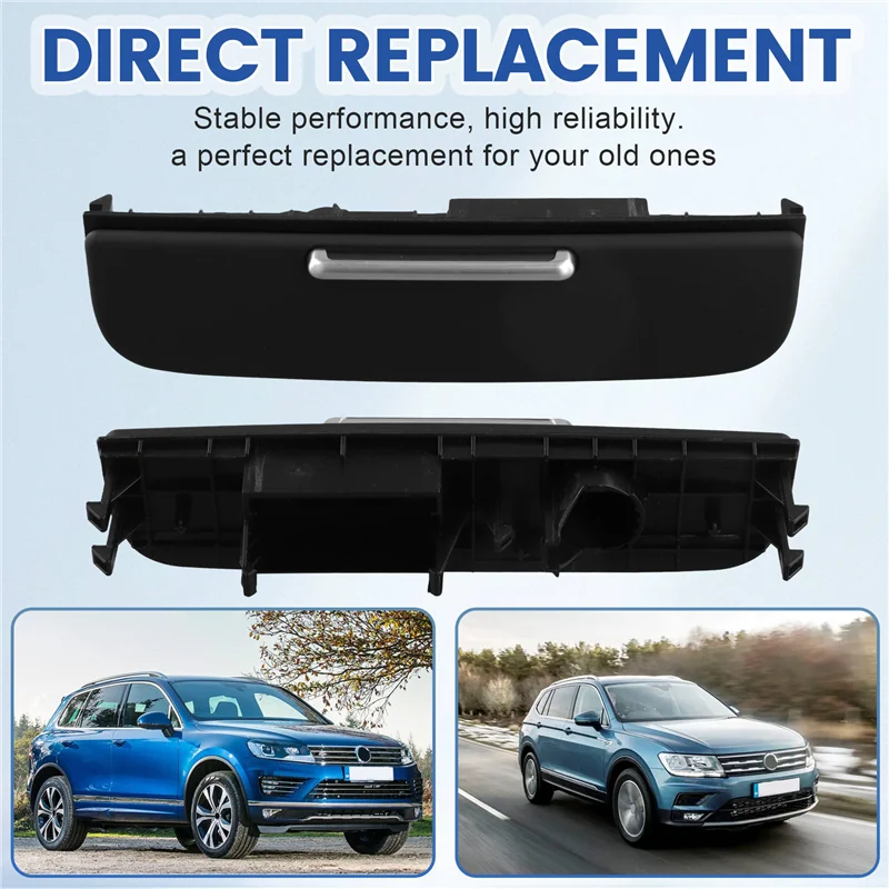 Cubierta  encendor  cigarrillos con rejillas  ventilación  aire acondicionado trasero 7P6863761 para VW Touareg 7P MK2 2011-2017
