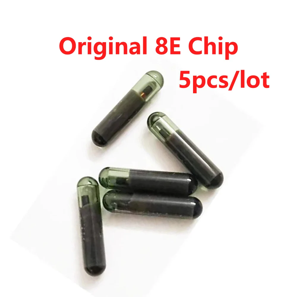 5PCS Original 8E Glass Chip For Chevrolet for Honda Audi car key not coded chip