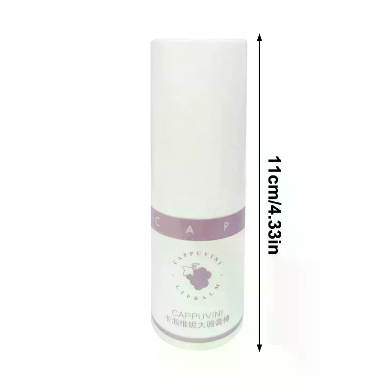Cappuvini Grape Lipstick Stick 8g Hydraterende, voedende, verzachtende en zachte lippenbalsem voor gebruik in de winter.