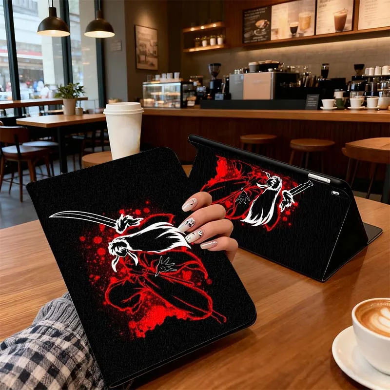 كاريكاتير إينوياشا شعار الفن ل Xiaomi Redmi Mi Pad 4 5 6 6s 7 7s SE Pro 2 11 Plus Max 12.4 11 11.2 12.5 8.7 بوصة حافظة كمبيوتر لوحي