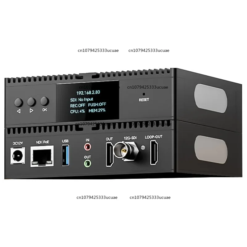 

4K high definition HDMI/VGA/SDI video codec T80008 RTMP live streaming recording