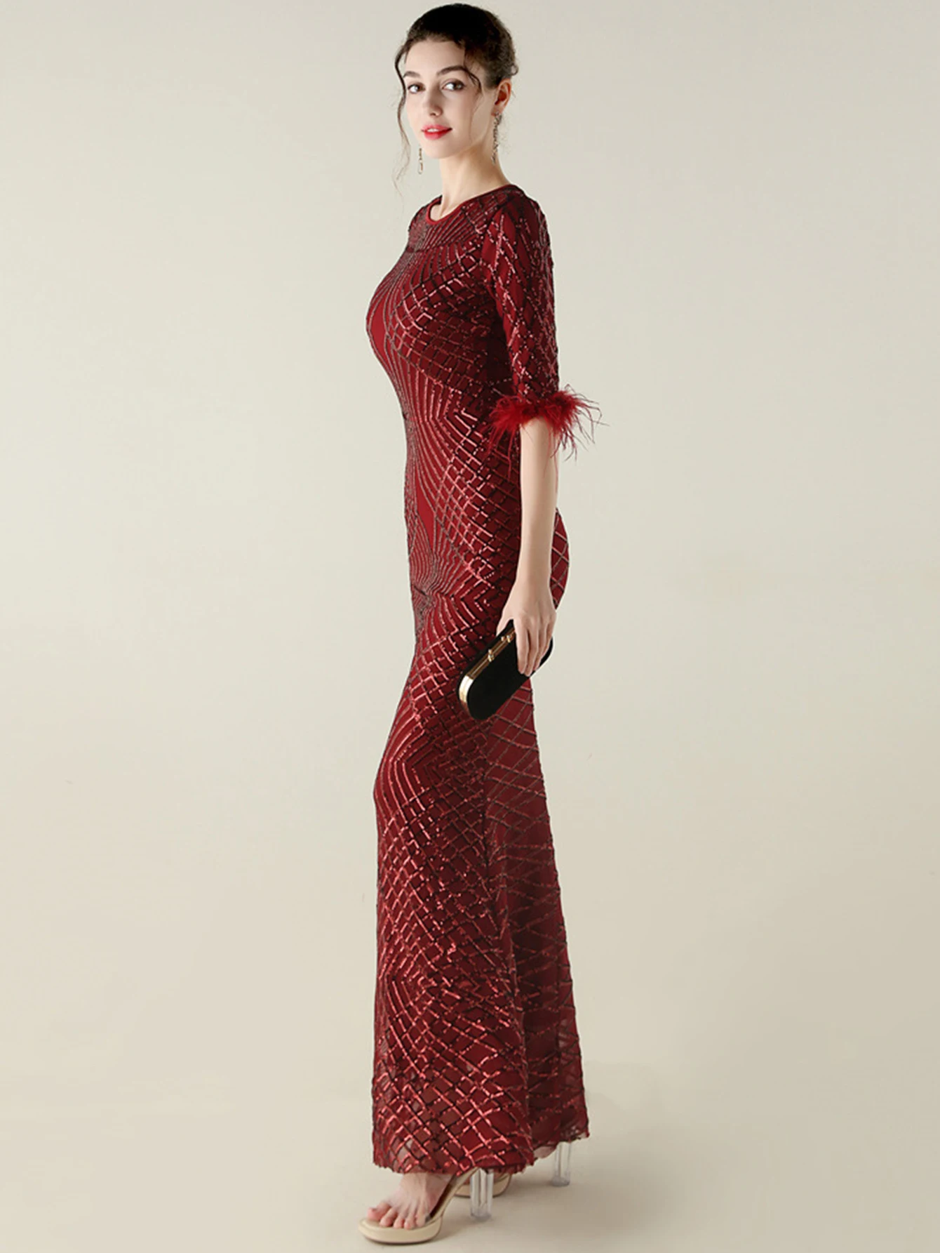 Sexy noir maxi sequin robe d'été femmes élégant luxe fête longues robes 2025 femme cocktail bal robes de soirée vestidos