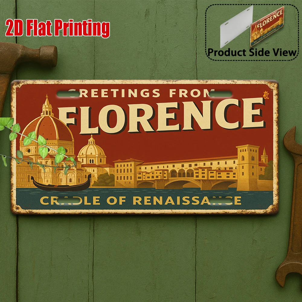 Tin Sign - Vintage Durable Metal Plaque Wall Decor, United Center Home Office Bar Man Cave Wall Art