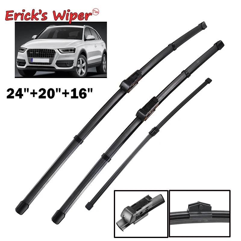 Erick's essuie-glace LHD jeu de balais d'essuie-glace avant et arrière pour Audi Q3 2011 - 2017 bros