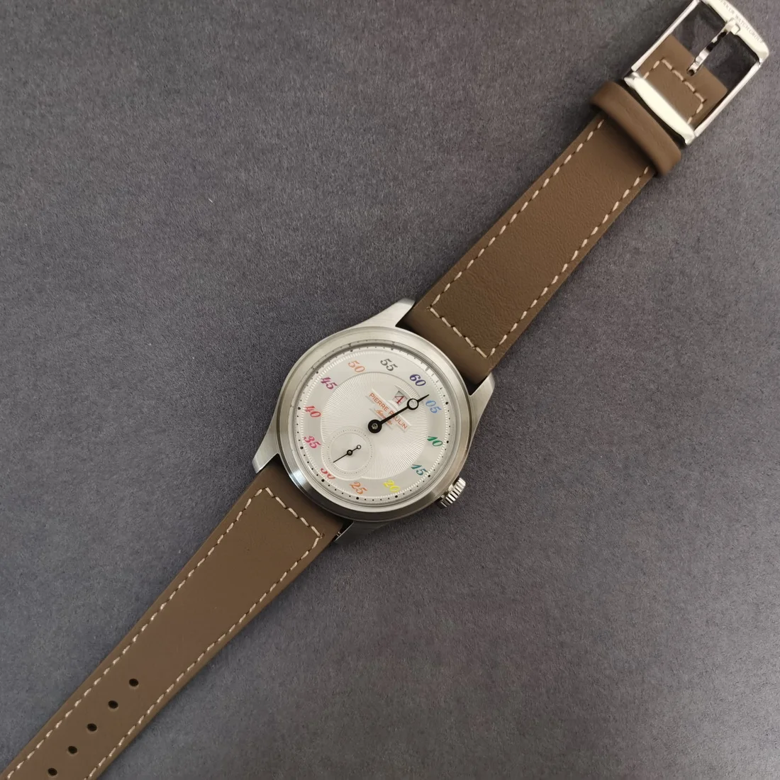 MERKUR Jam Tangan Otomatis Pria Jam Tangan Mekanis Jam Lompat 38Mm Cermin Safir ST17 Tali Pelepas Cepat