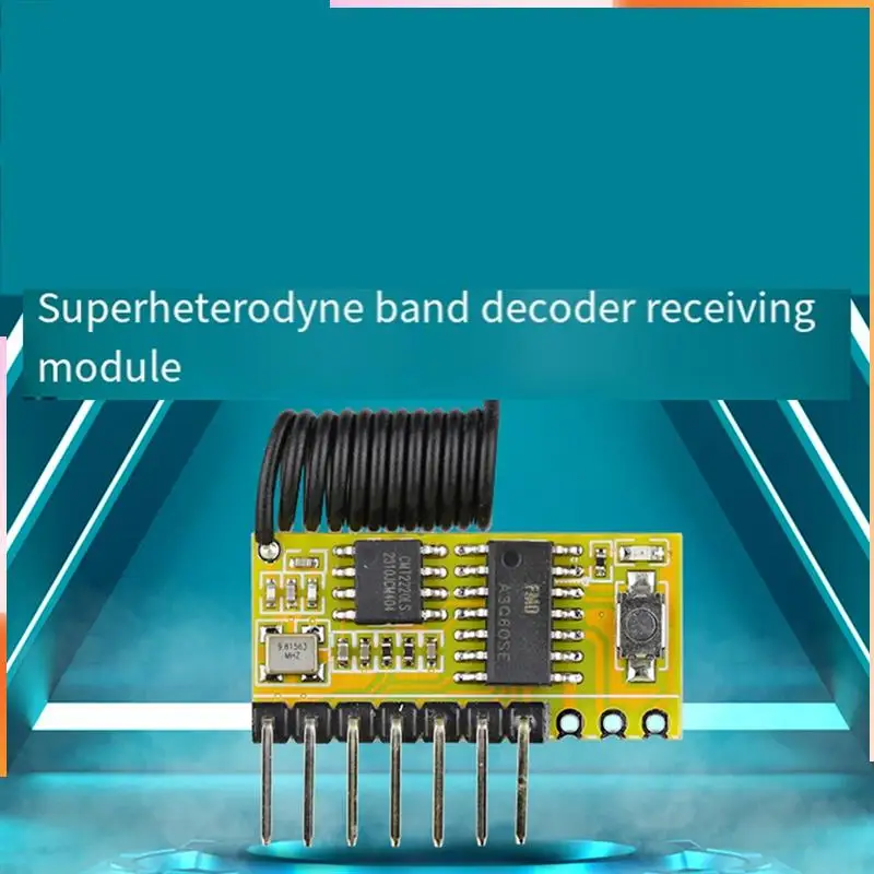A92Z 433Mhz 8CH Superheterodyne Receiving Module Withdecoding 8-Way Control Fordoor Access Wireless Signal Receiver