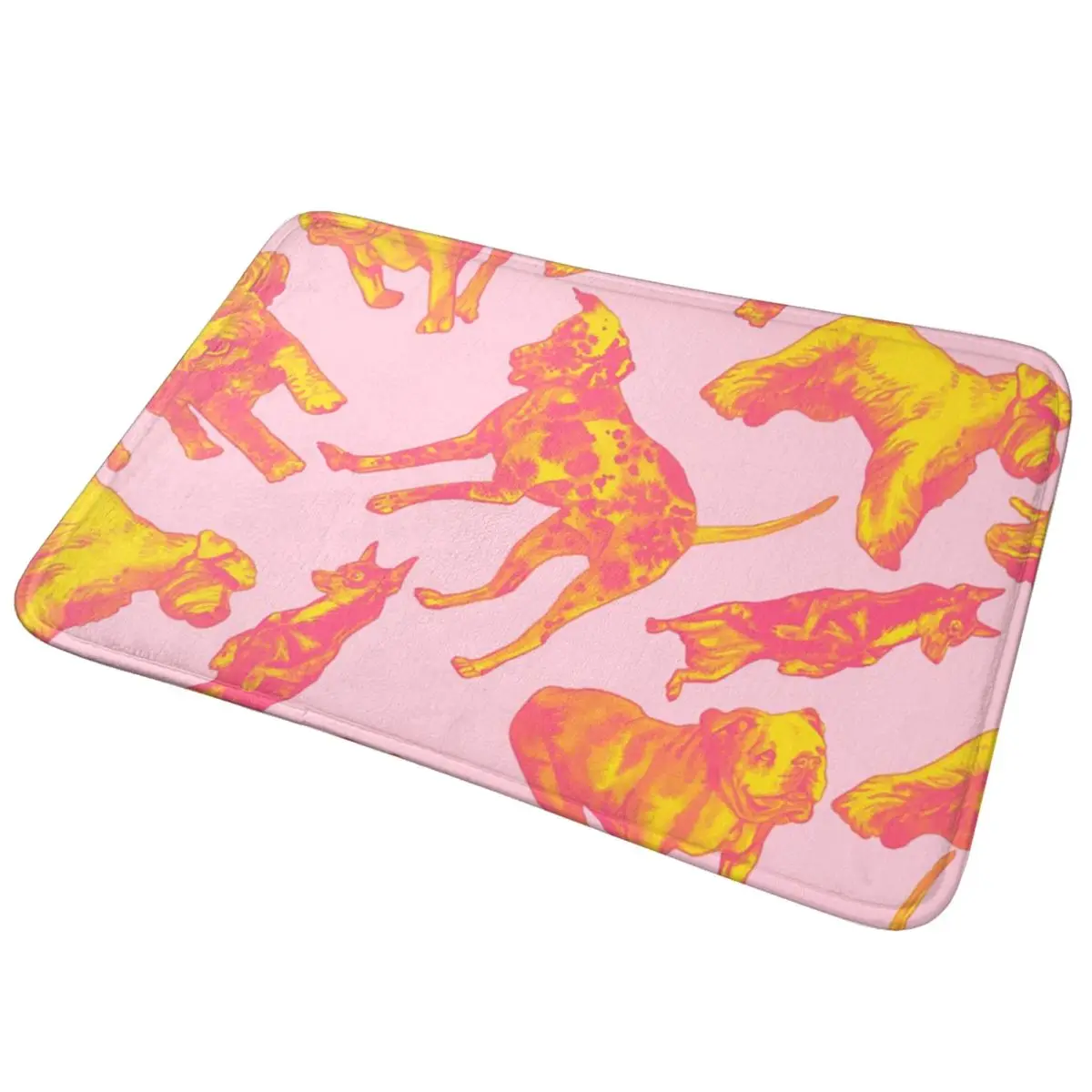 

Dogs Galore Grapefruit Anti-slip Doormat Floor Mat Dust-proo Carpet Rug for Kitchen Entrance Home Balcony Footpad Mats