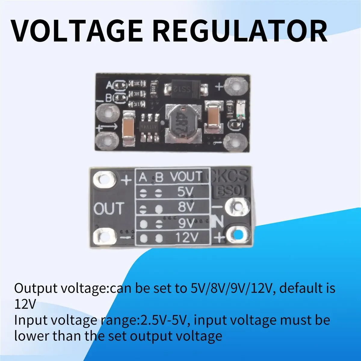 DT17 20Pcs Mini DC-DC Boost Step Up Converter 3.7V to 12V, Voltage Regulator Lithium Battery Boost Module 5V/8V/9V/12V